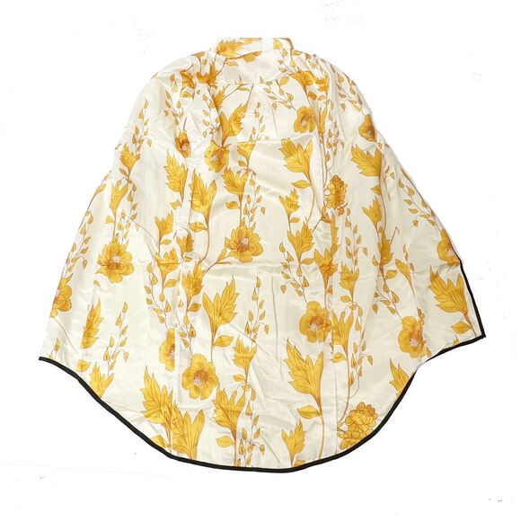 Retro Groovy Custom 1970s Floral Cape - Picture 2 of 2